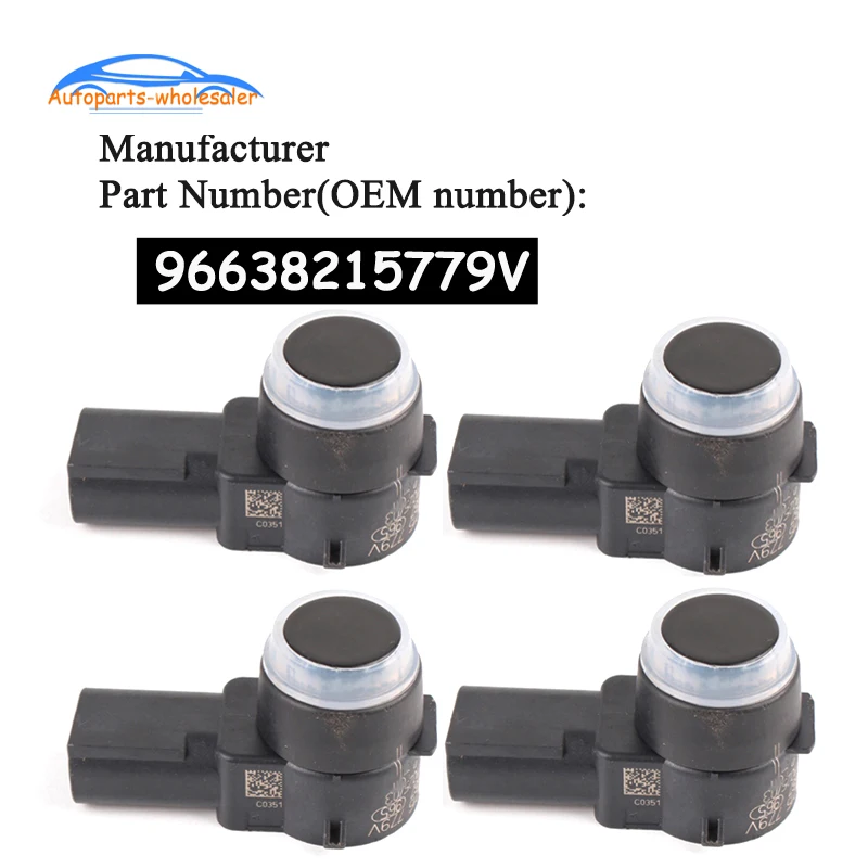 4 шт./лот Новый 9663821577 96638215779 в PSA9663821577 для peugeot 307 308 407 Rcz партнер Citroen датчик парктроника PDC автомобиля