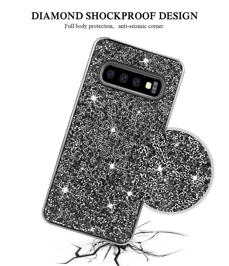 Rhinestone Case For Samsung Galaxy S10 (10)