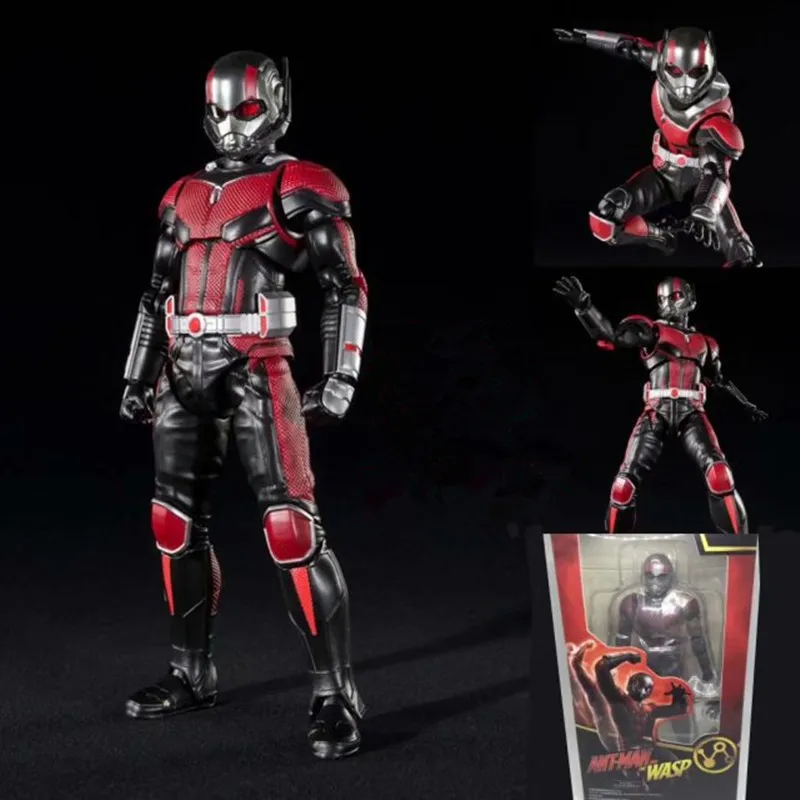 SHF Мстители Капитан Америка Civil War Муравей Человек ОСА ПВХ фигурка Коллекционная