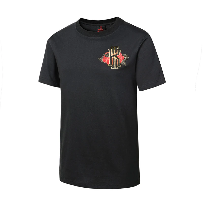 Спортивные мужские и женские баскетбольные рубашки для бега, очищенный хлопок, дышащие, хорошо стираются, стильные рубашки для отдыха - Цвет: Черный