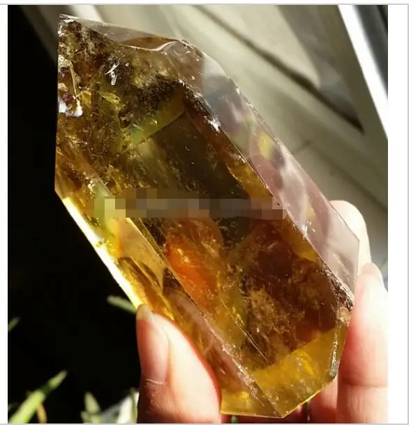 

free shipping fafa8802052++NATURAL QUARTZ CRYSTAL WAND POINT HEALING