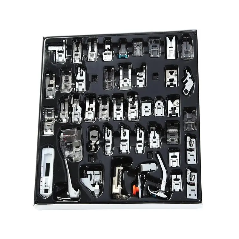 45pcs//set Domestic Sewing Machine Presser Foot Feet for Brother Janome Singer
