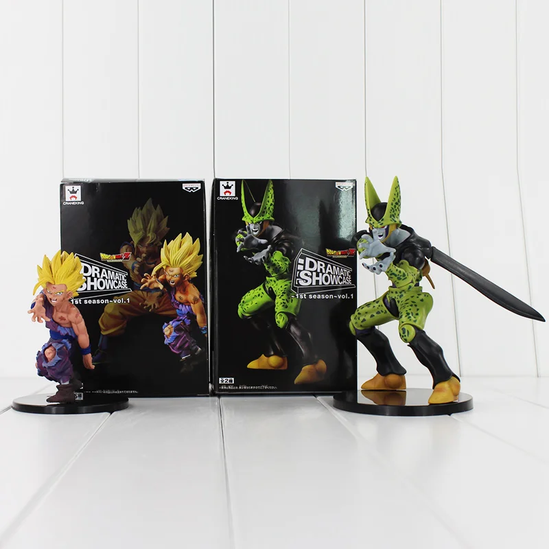 

2pcs/Lot 2018 Showcase Dragon Ball Z Gohan & Cell Banpresto Dramatic PVC Action Figure Toy Collectible Model Doll for Children