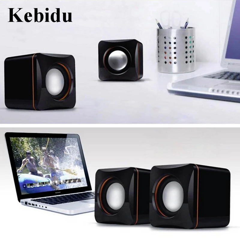 Стерео Колонка Kebidu с мини USB универсальная простая колонка портативный аудио
