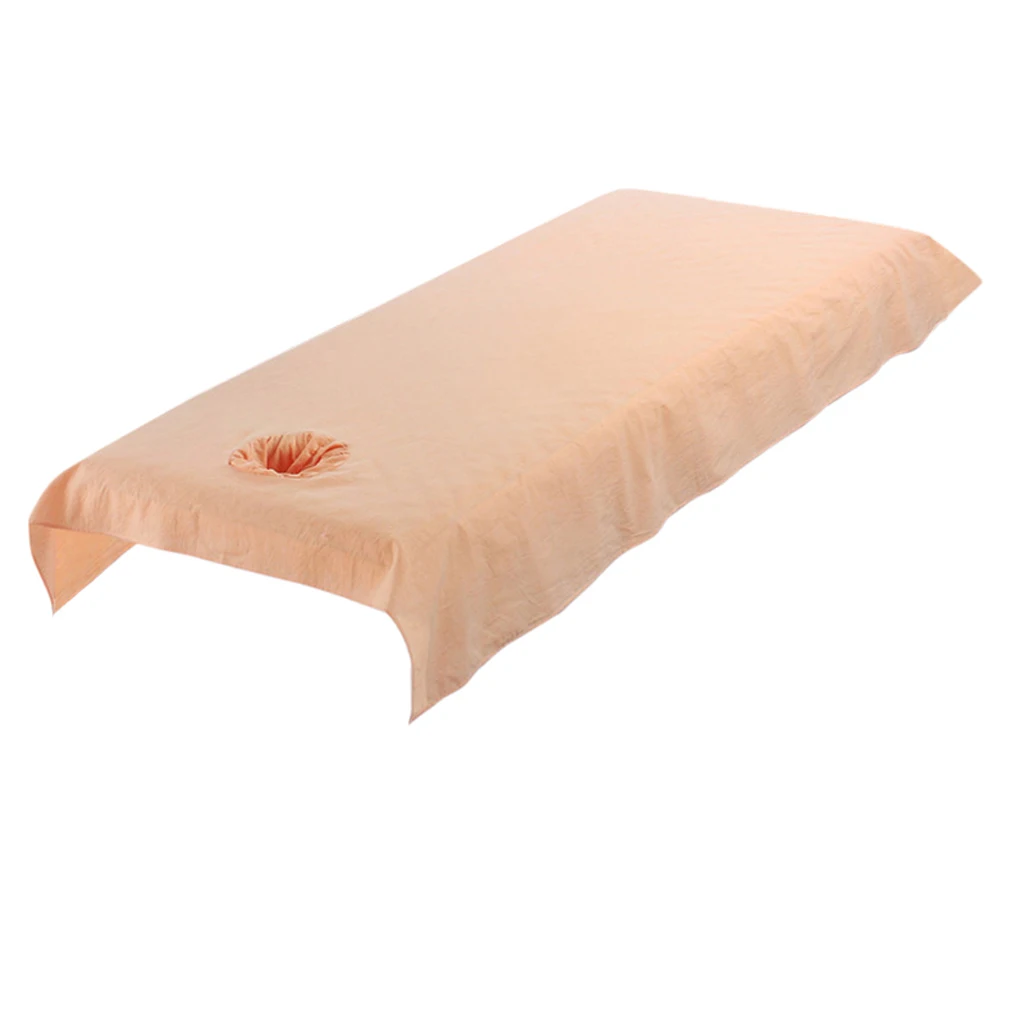 Многоразовый массажный стол кровать диваны встроенная подушка покрытие лист для салона красоты спа - Цвет: Brown