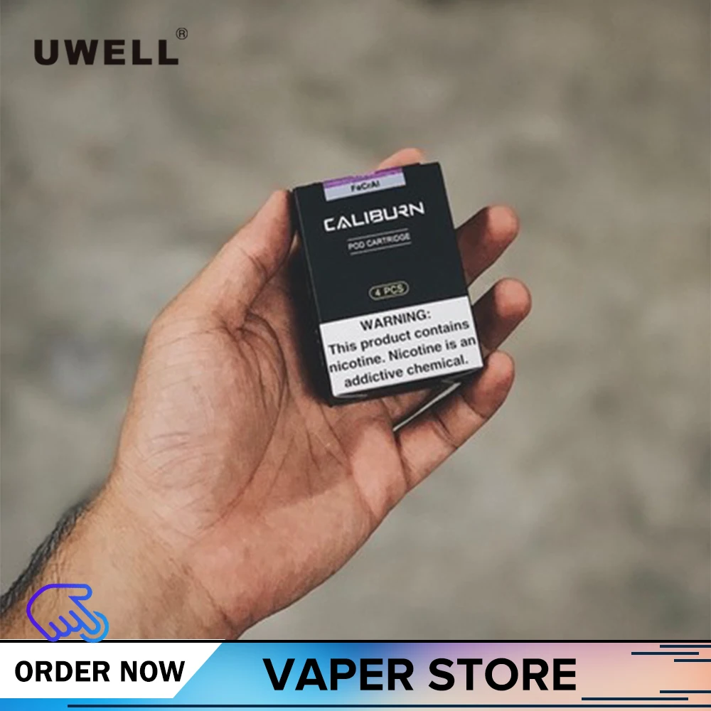 Оригинальный картридж Uwell Caliburn 12 шт./3 упаковки 2 мл Ом электронные сигареты