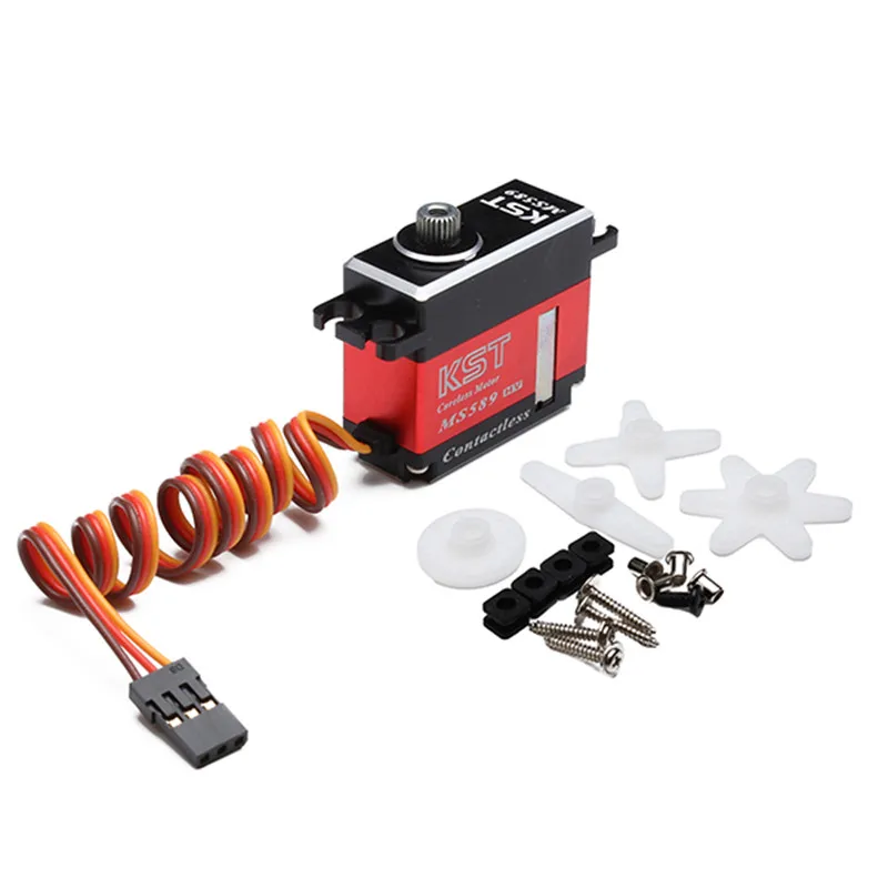 Newest KST MS589 Mini Metal Gear Digital Servo For 500 RC Helicopter For RC Toys Modelsin Parts