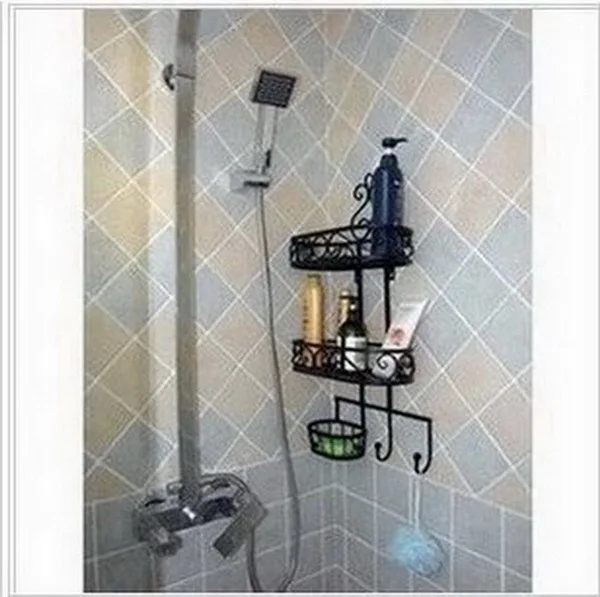 Household goods receive sanitary toilet wall hanging shelf, wrought iron bathroom, bathroom shelf