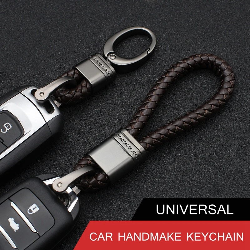LUNASBORE 1 шт. Кожаный Автомобильный брелок для ключей подходит BMW/Volkswagen VW Golf 4 5 6 toyota
