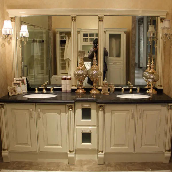 

New Modern Euro Bathroom Cabinet With Golden Line OP14-029