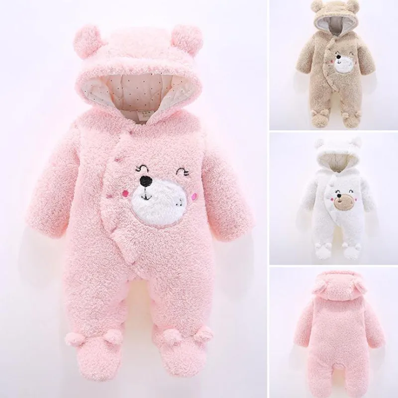 

Newborn Baby Clothes Winter Newborn Romper Baby Jumpsuit 3-12 Months Baby Boy Girl Onesie