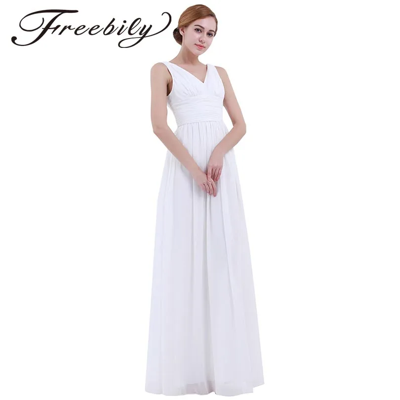 2018 Summer Fashion Women White Long Maxi Dress Vestido De Festa