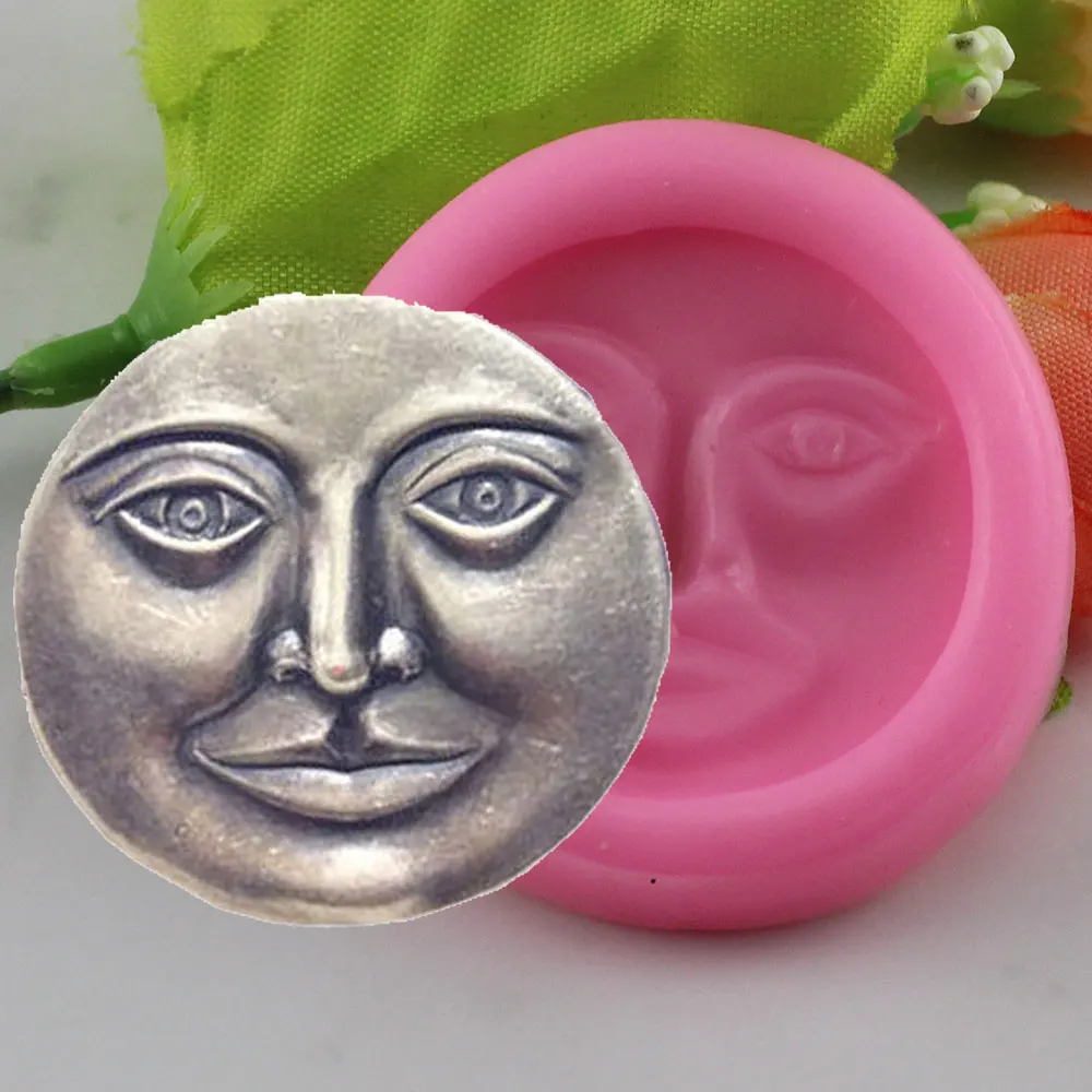 

Man Face Silicone Mold Head Fondant Molds Cake Decorating Tools Chocolate Gumpaste Mould Polymer Clay Resin Moulds