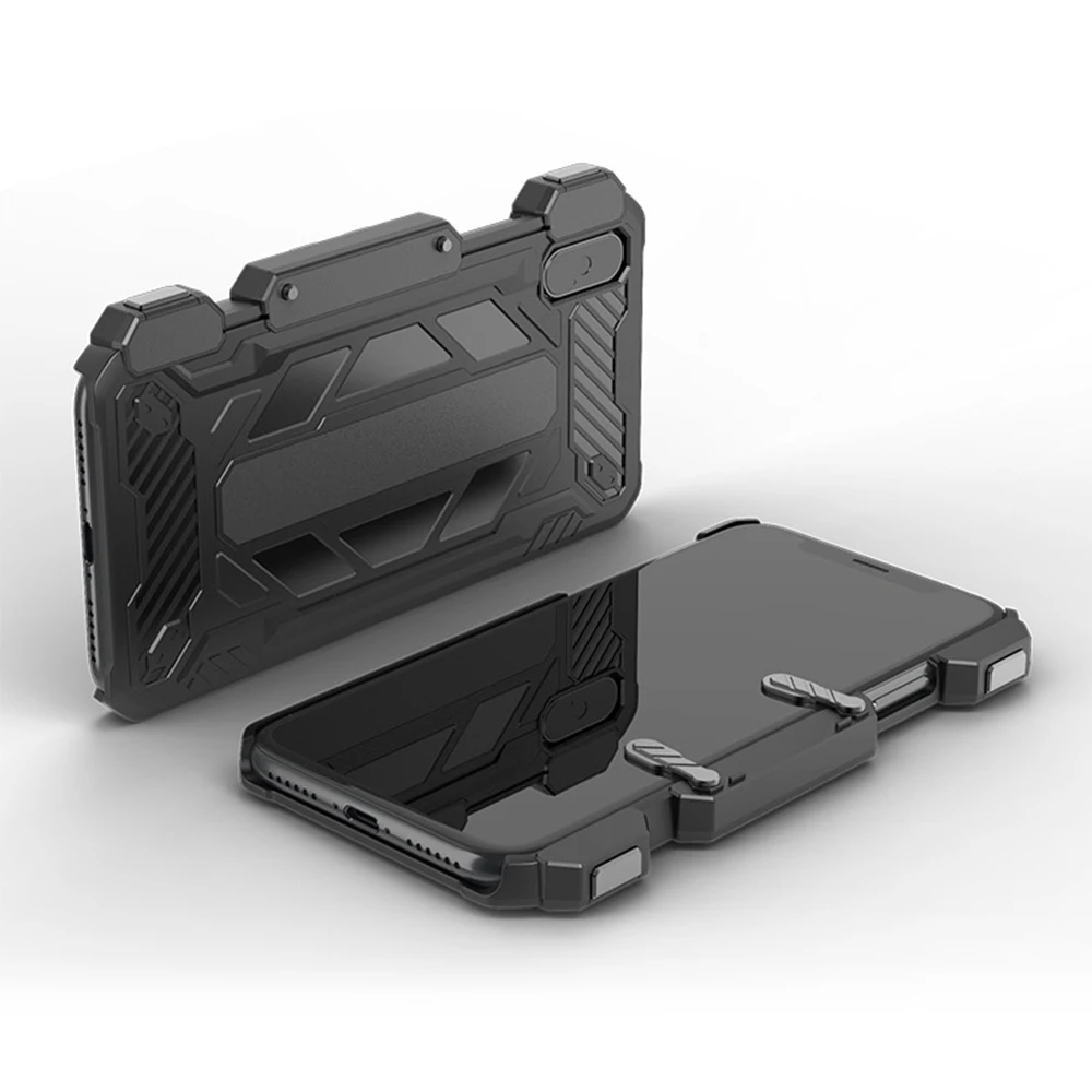 

2 IN 1 Mobile Game PUBG Controller mobile phone shell Free Fire PUGB Mobile Joystick Gamepad for iPhone X XS 6 7 8P