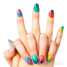 Hot1set Nail Art Sponge Stamp Stamping Polish Template Transfer Manicure DIY 7CY6
