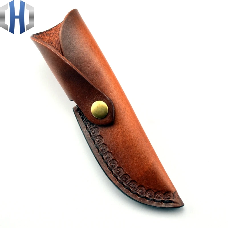 Vegetable tan Cowhide Knife cover / scabbard Genuine Leather Small