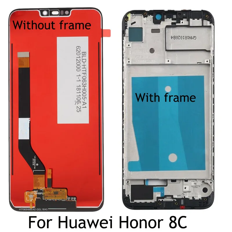 

6.26" Original Display For Huawei Honor 8C LCD Display Touch Screen Digitizer For Honor Play 8C BKK-AL10 LCD Replacement Screen