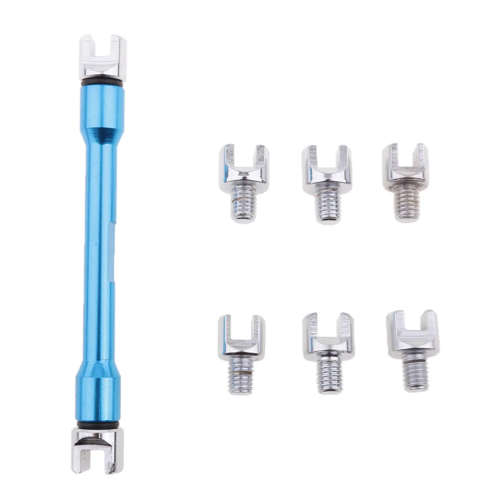 Motorcycle Wheel Spoke Wrench Set Handle Repair Tool 5.4mm-6.8mm parle de cle Habla la llave