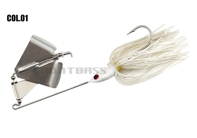 3/8oz Countbass PROBUZZ with VMC hook 4/0, Buzzbait Silicone Skirt