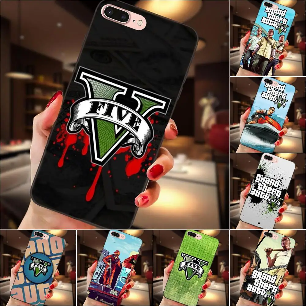 Gta Grand Theft Auto 5 пила для Xiaomi Redmi Note 2 3 4 4A 4X5 5A 6 6A Plus Pro S2 Y2 мягкий из термопластика