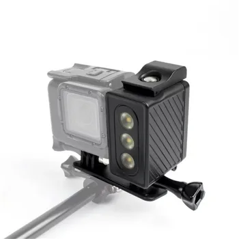 

30 Meters High-power Dimmable Led Light Underwater Waterproof Dim Fill Lamp Diving Light for GoPro Sicam XiaoYi Motion Camera.