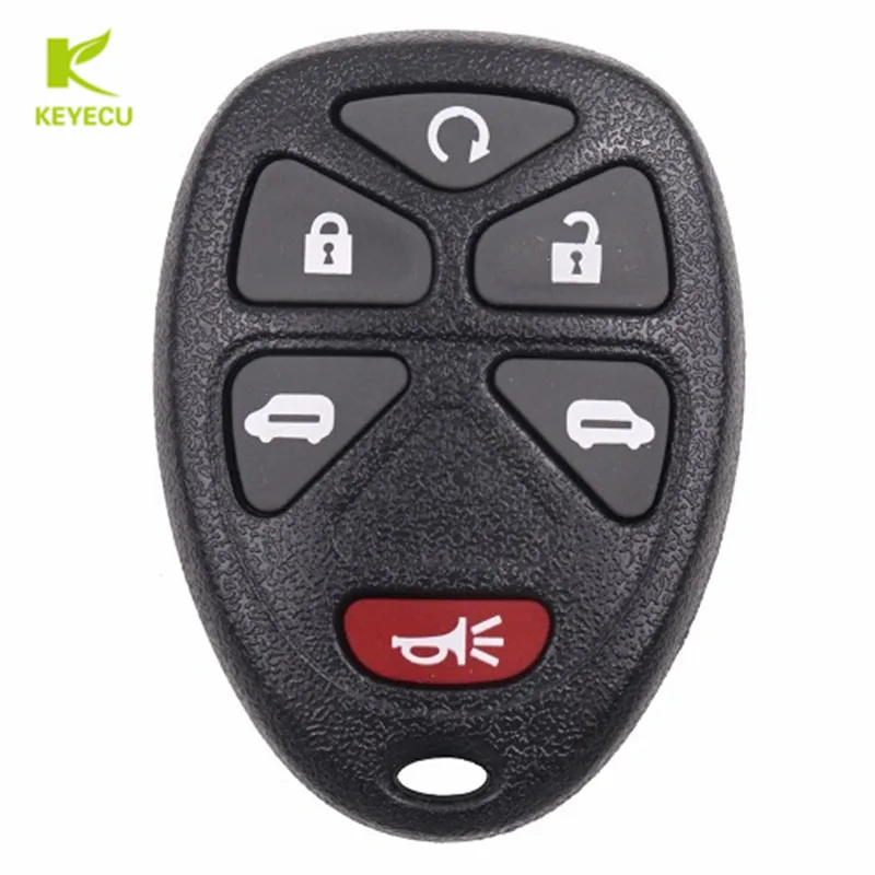 KEYECU New Keyless Entry Remote Car Key Fob for 2005 2008 Chevrolet Uplander 15114376, for