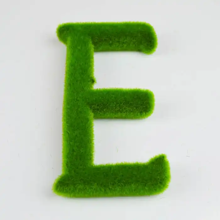 Large Size Letter Artificial Moss Music Notes Fake Plant Shooting