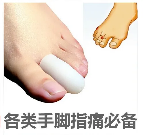 50 пар/лот воздушным гелем трубчатый бондаж для пальцев и пальцев ног защита для ног обезболивающая защита для стельки для ног