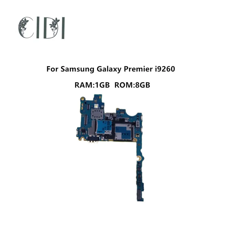 CIDI Full Working Used main Board For Samsung Galaxy Premier i9260 WCDMA 1GB RAM motherboard with Chips Andorid system firm | Мобильные