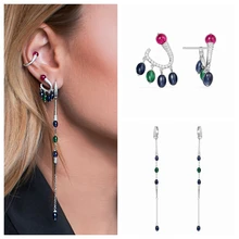 Для женщин 925 серебро Циркон воротник Цепочки и ожерелья прикосновение Любви Lucky солнца автомобиль марки для Свадебный комплект для невесты