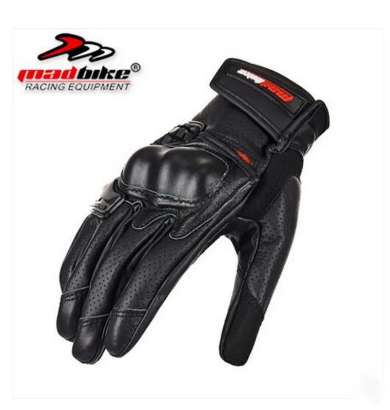 Windproof leather MAD BIKE motorcycle gloves off road motorbike glove