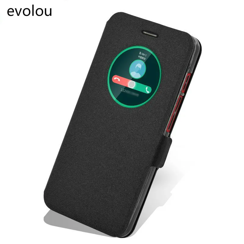 

EVOLOU Flip Cover for Asus Zenfone 5 Case View Window Leather Case for Zenfone 5 A501cg A500KL Phone Cases & bags Coque Fundas