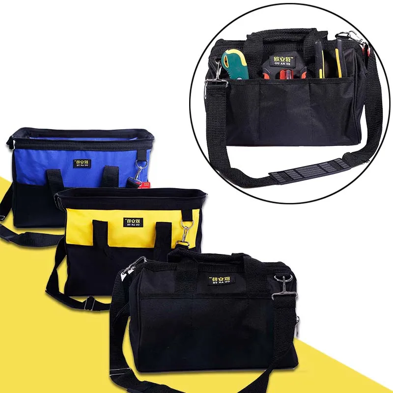 Waterproof Oxford Cloth Multifunctional Canvas Tool Bag Single Shoulder