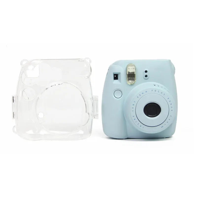 

Powstro Plastic Protective Case Cover For Fujifilm Instax Mini 9/ 8 /8+ Camera Accessories Camera Case Transparent Cover