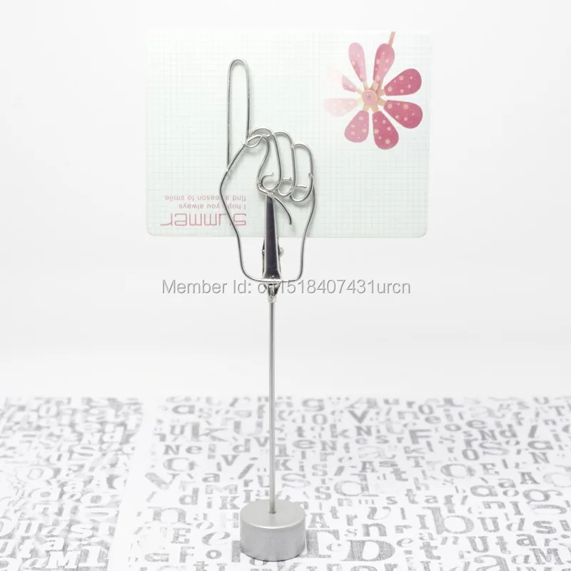 Практичная креативная ручная работа из нержавеющей стали ESS1 GESTURE-ONE MEMO/NOTE CLIP | Дом