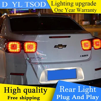

DY_L Car Styling for Chevrolet Malibu Tail Lights LED Tail Light Rear Lamp LED DRL+Brake+Park+Signal Stop