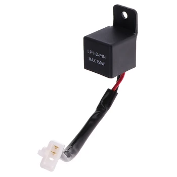 

2 Pin 12V Motorcycle Turn Signal Light LED Flasher Relay Motorcycle Auto LED Light Flash Blinker Relay Signal Rate Control Wire