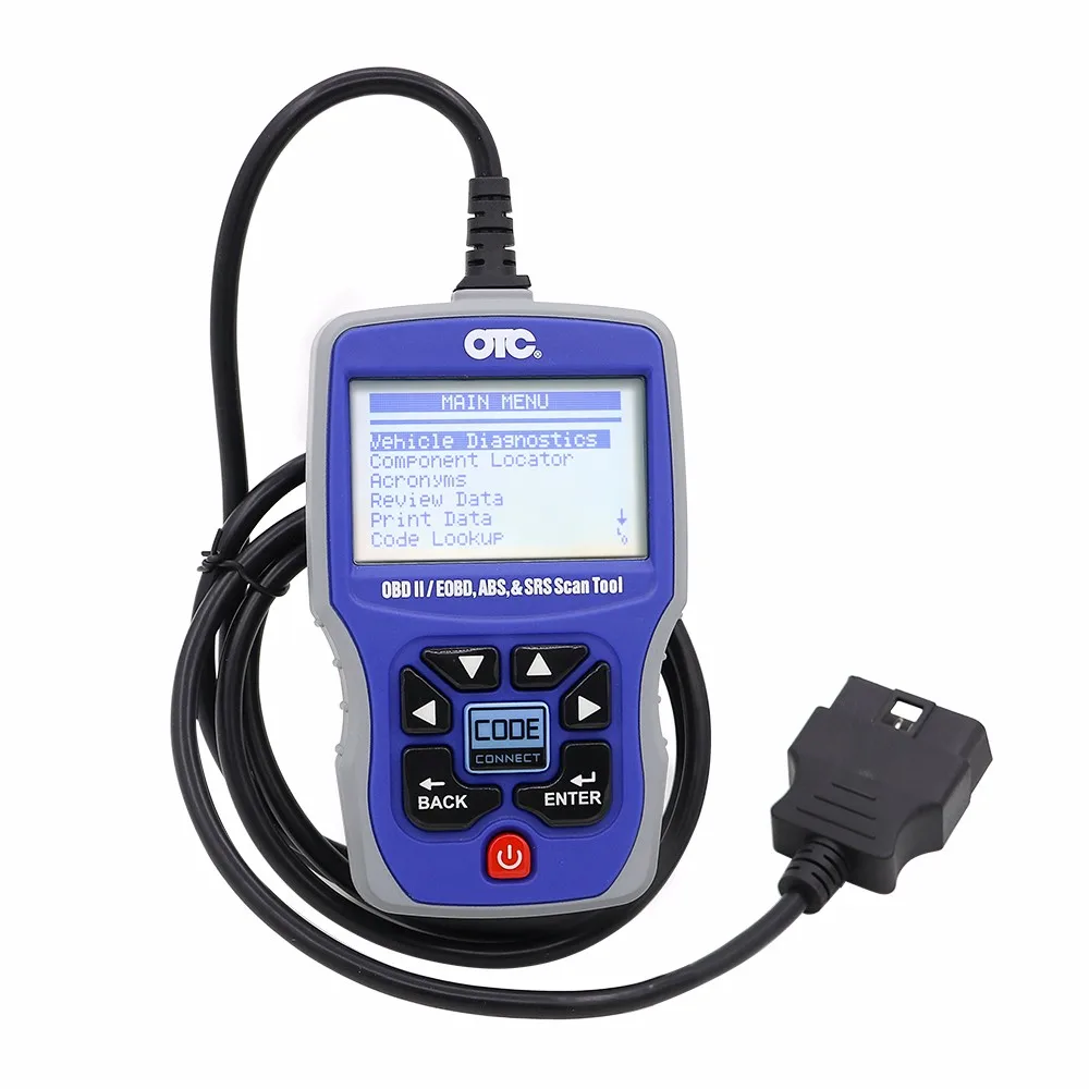 OTC 3111 PRO OBD2 сканер считыватель кодов OBDII/CAN/ABS/Подушка безопасности SRS трехязычный