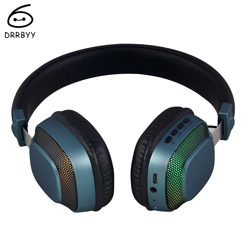 

ZW-15 Wireless Earphone Luminous Bluetooth Headphones Sport Auriculares HIFI Headset With Mic For iOS Android Phone PC TV MP3