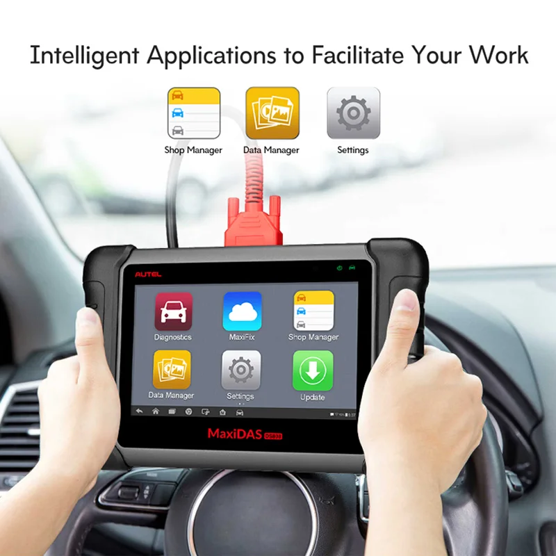 Autel MAXIDAS DS808 OBDII Автомобильный сканер OBD2 диагностический инструмент для ЭБУ