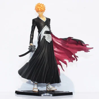 

Free shipping Japana anime Bleach Kurosaki Ichigo PVC action figure toys19cm