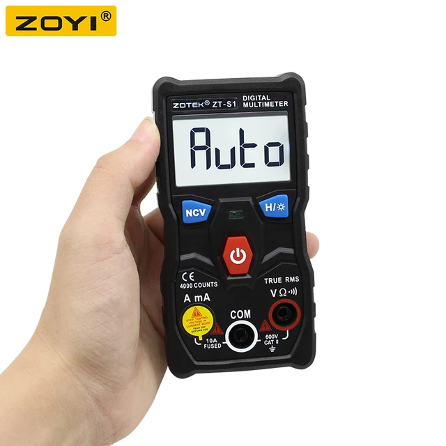 RM403B Digital Multimeter Tester ZOYI ZT-S1 LCD 4000 Counts Auto Range True RMS Backlight Automotriz Mmultimetro NCV DATA HOLD