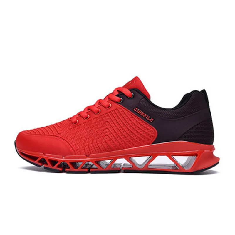 

2018 spring new blade shoes breathable wear-resistant running shoes shock-absorbing mesh running shoes flying black sports shoes