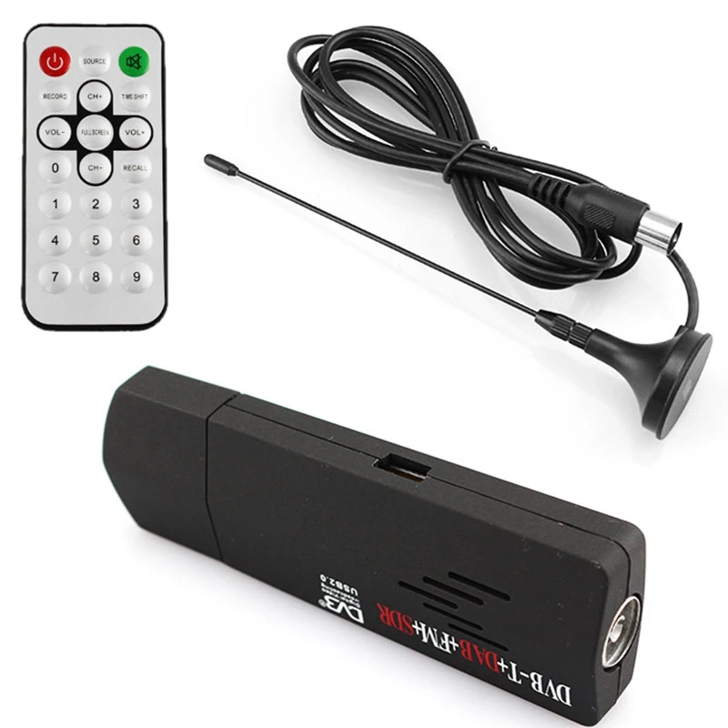 FM HDTV ТВ тюнер приемник палка RTL2832U + USB2.0 цифровой DVB T SDR DAB R820T N6L1|Спутниковое ТВ| |
