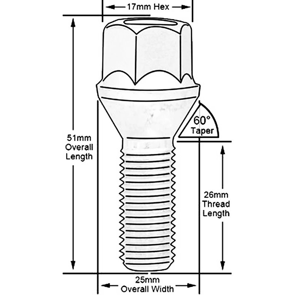 Резьба колесного болта ваз 2108 - 95 фото