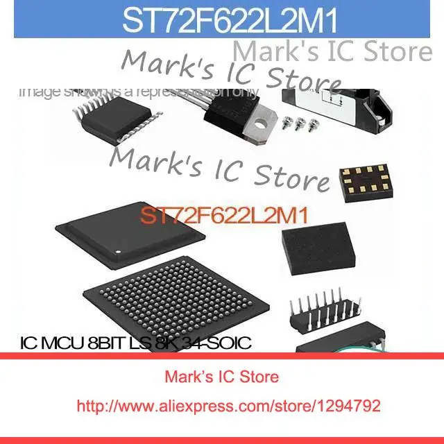 

ST72F622L2M1 IC MCU 8BIT LS 8K 34-SOIC ST72F622L2 72F622L ST72F622 72F622L2 ST72F6 72F622L2M