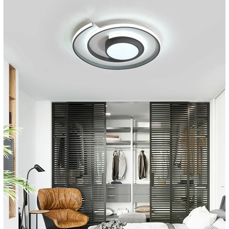 Современный светодиодный потолочный светильник, Декоративный Круглый светильник для спальни s для дома, дизайн, роскошный лобби, креативный потолочный светильник для бара отеля