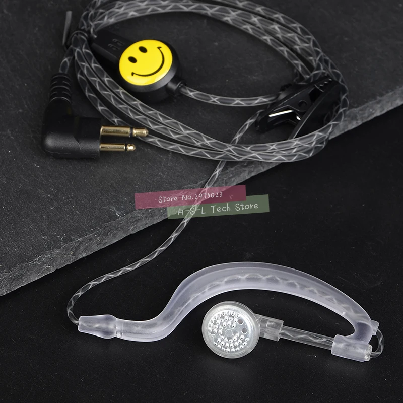 

High Quality Walkie Talkie Earhook Mic Earpiece Two Way Radio Headset M Type Earphone For Motorola GP88 HYT 500S SMP A6 A8