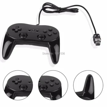 

White/Black/Pink Classic Wired Game Controller Gaming Pro Remote Game Controller Gamepad For Nintendo Wii