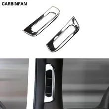 Внутренняя передняя стойка вентиляционное отверстие на выходе рамка Крышка отделка наклейка интерьерный аксессуар 2 шт./компл. для Jeep Grand Cherokee 2011